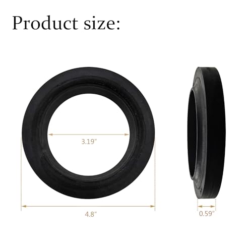 Image of 2 Pack 33239 Closet Flange Seal Floor Flange Seal fits Standard 3 inch Waste Hole Compatible with Aqua Magic V Bravura RV Toilet