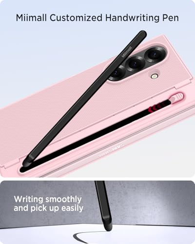 Protection Antichoc Samsung Z Fold 5 Rose Rigide Slim avec Béquille Support