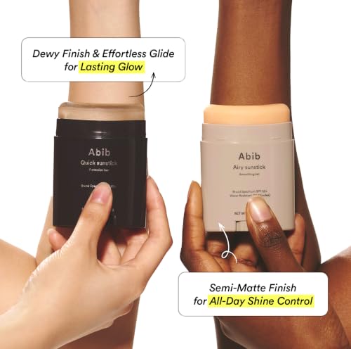 Image of Abib No White Cast SPF Gift Set 4EA Suncare Travel Essentials (Airy Sunstick + Quick Sunstick + Airy Sungel + Watery Sunscreen)