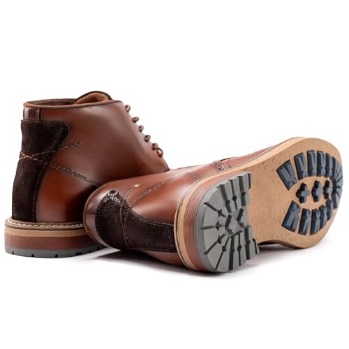 Image of Arkbird Men's Chukka Boots Genuine Leather Ankle Boot for Men Classic Casual Oxford Style Footwear
