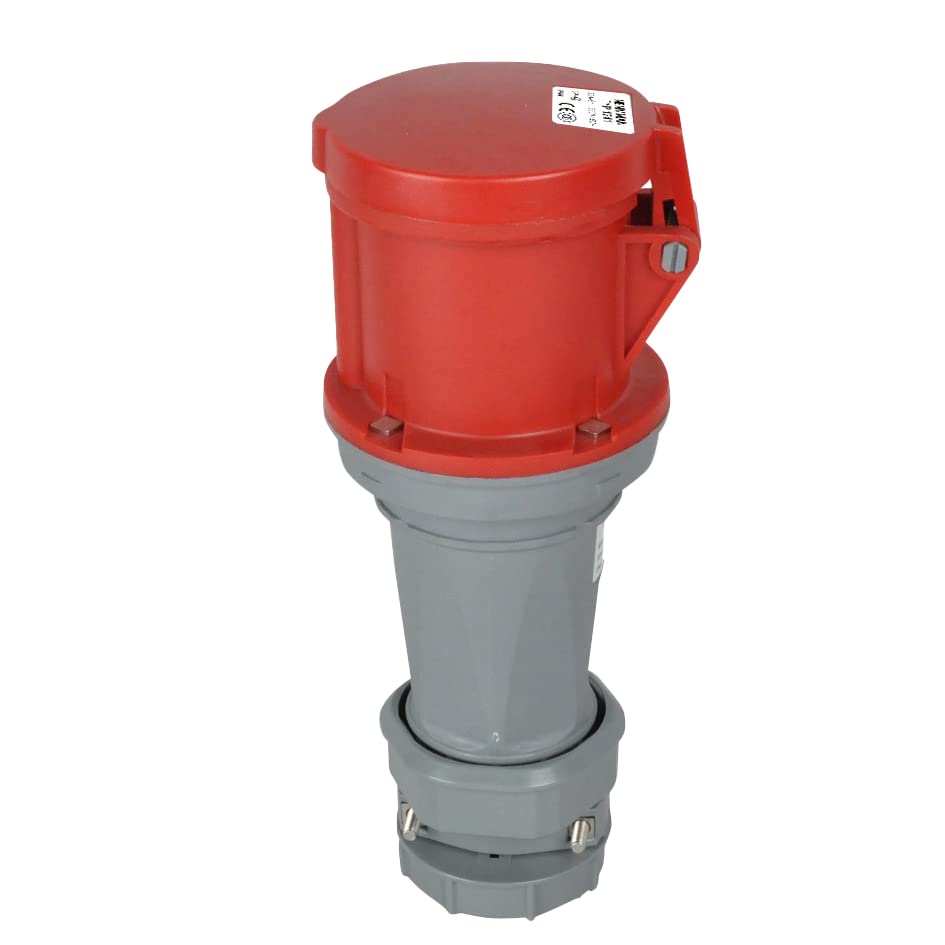 IEC60309 Waterproof CEE Industrial Connector Socket 4Pin 63A 400V 3P+E IP44