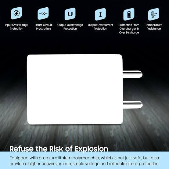 Image of Original Vivo Fast Charger 80W Vivo Charger Compatible with Vivo V40, V40 Pro, V40e, Y300 5G, Y28e, Y28s V25 5g /v23 5g /v23 E 5g /v23pro 5g /y35 /y75 /y73 /v25 /v23 /v325e /v21 /v21 with Cable