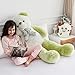 ZGXIONG Big Teddy Bear Stuffed Animal Giant Teddy Bear 4 Feet Extra Large Stuffed Animals Green Teddy Bear Huge Plushies Stuffed Bear Plush Toy Big Bear Stuffed Animal for Girls Mother's Day Birthday