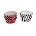 patisse 1780 - Pirottini in Carta per Cupcake, 200 pz, Fantasia zebrata