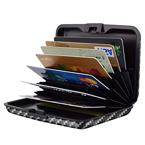 Mini Credit Card Holder for Women or Men,RFID Blocking Slim Hard Card Case ID Case Travel Wallet2