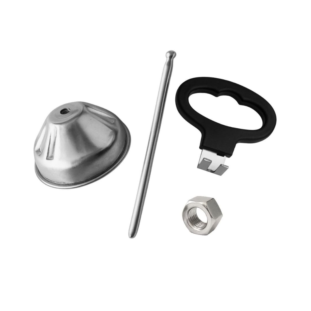 AadiVeer Stainless Steel Idli Cooker Stand For 4 Plates | Idli Maker | Idli Plates Spare Parts With Rod, Lifter & Cup (4 Inches), Fits Upto 4 Idli Plates