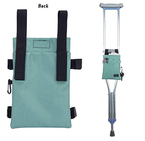 Crutch Bag Universal Crutches Accessory Crutch Carryon Pouch (Green1)