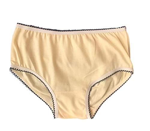 Kit Com 10 Calcinha Lisa Infantil 100% Algodão (GG)