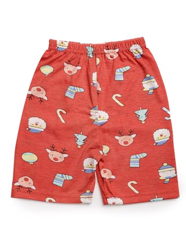 Image of UZARUS Kids Boys' Printed T-Shirt and Shorts Combo Set | Comfortable Summer Wear | Daily Casual Outfit | (Pack of 3)