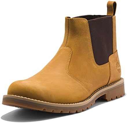 Timberland Men's Redwood Falls Chelsea Boot, Wheat Full Grain, 13 | Image 6