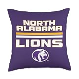 North Alabama Lions | Official NCAA University | NAFPUNAL01 Throw Pillow