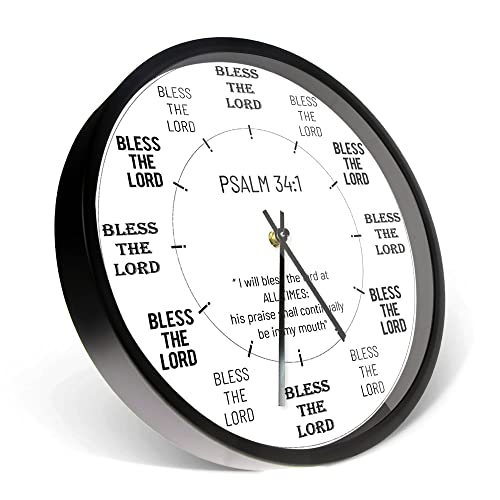 Reloj de Pared Analógico Negro 12 pulgadas Timethink miniatura 5
