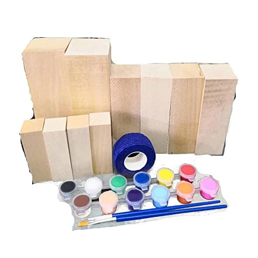 Woosteel Balsa Wood Carving Blocks Whittling Set Blanks Kit Wood Large Soft Supplies Beginners 12 Pcs