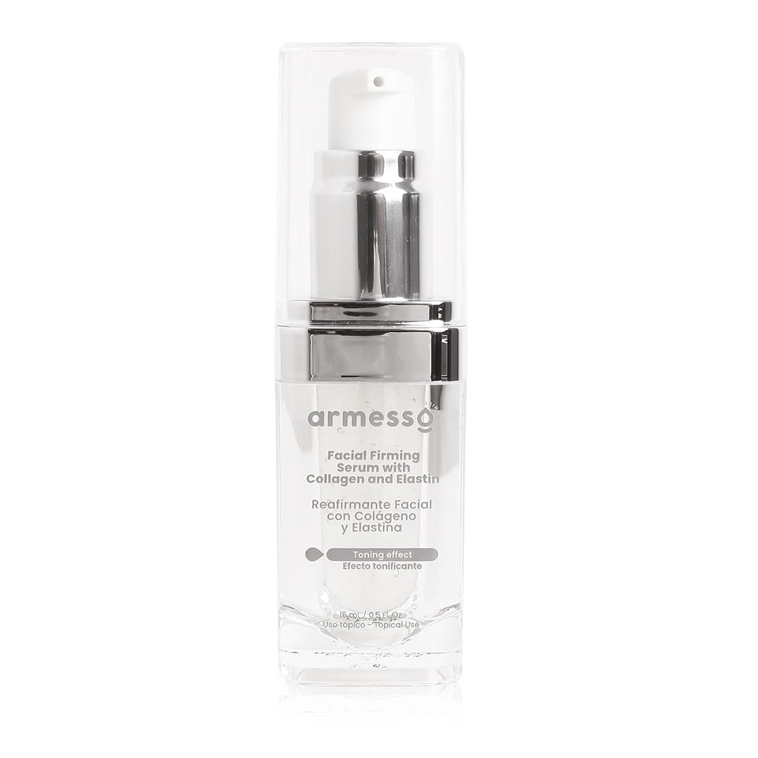 Armesso - Facial Firming Serum With Collagen And Elastin, Moisturizes and Improve skin elasticity, preventing dryness. Immediate firminf and tensing effect - 0.5 Oz (15 ml)