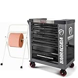Servante d'atelier complète Barracuda Tools Gris Nardo RS 7 Tiroirs outillés, Chariot Meca...