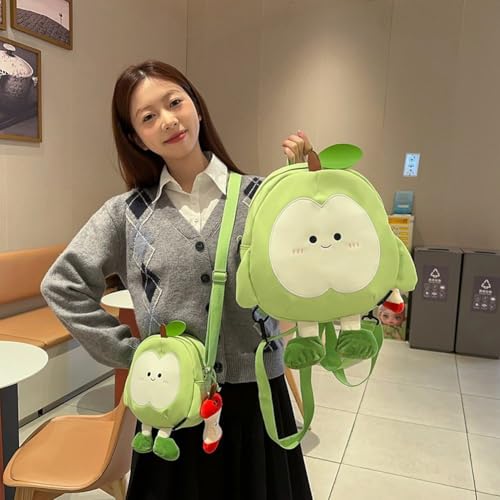 Cute Apples Shaped Crossbody Bag Cartoon Fruit Shoulder Bag Tote Bag Adorable Crossbody Handbag Purse for Girls2