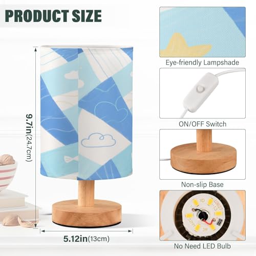 Lámpara de mesa para niños con puerto USB miniatura 3