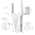 TP-Link RE615X AX1800 WiFi 6 Range Extender w/Ethernet Port | 1.8G Dual-Band Wireless Repeater Amplifier | Up to 2100 Sq. Ft., 64 Devices | Internet Signal Booster | APP Setup | EasyMesh Compatible