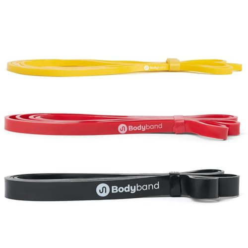 Image of Bodyband Heavy Resistance Band for Workout TPE Bands for Exercise & Stretching Pull Up Bands for Home, Gym for Men & Women Toning Resistance Band TPE