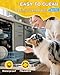 Caianwin 12 Stück Dosendeckel für Tierfutter 3 Verschiedenen Grössen (200g/500g/800g) PE Transparenten Kunststoff Deckel,Wiederverwendbar Konservendosen Deckel für Katzenfutter und Hundefutter Dosen