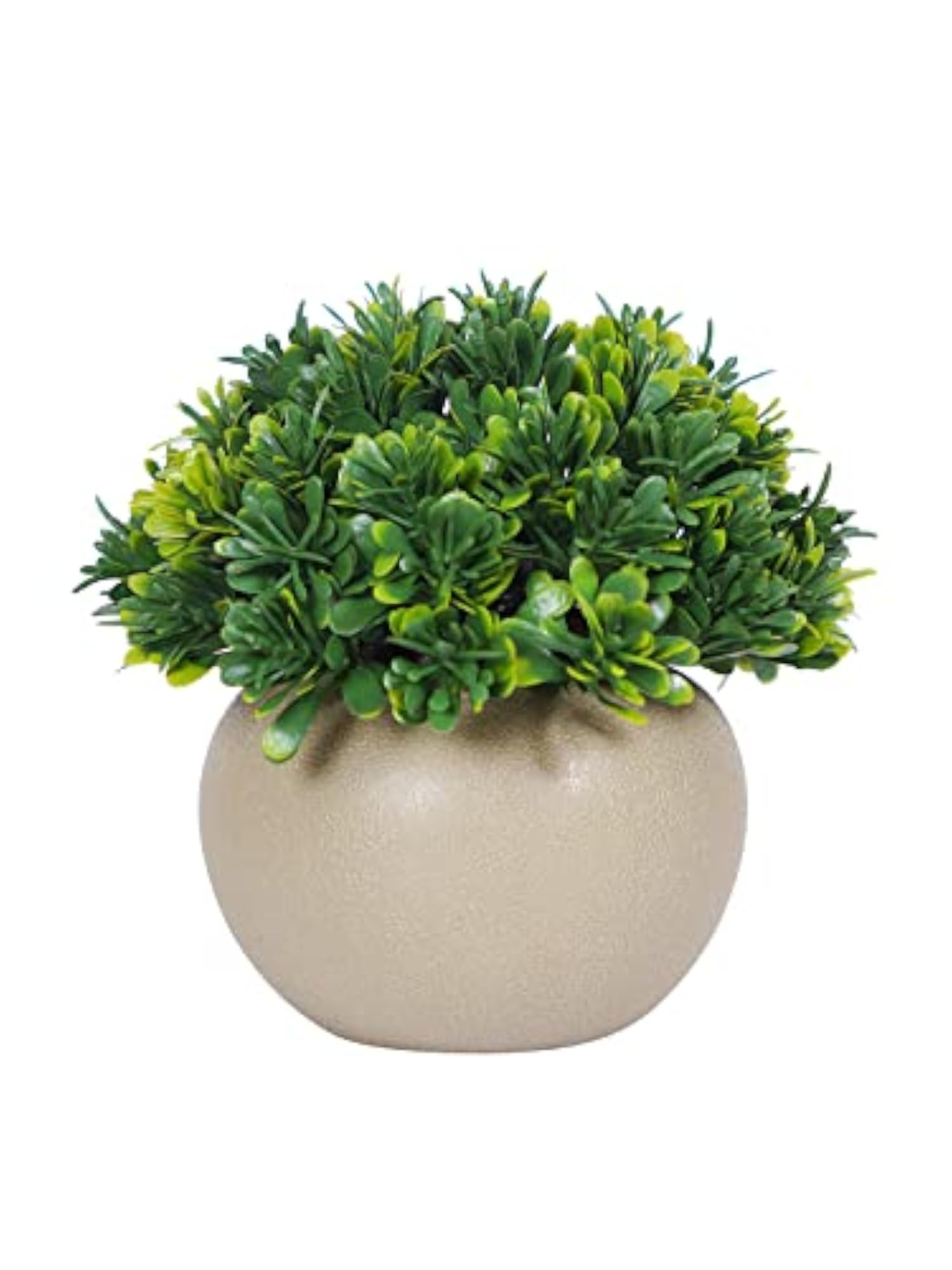 Artificial Plants with White Pots for Home and Office Décor