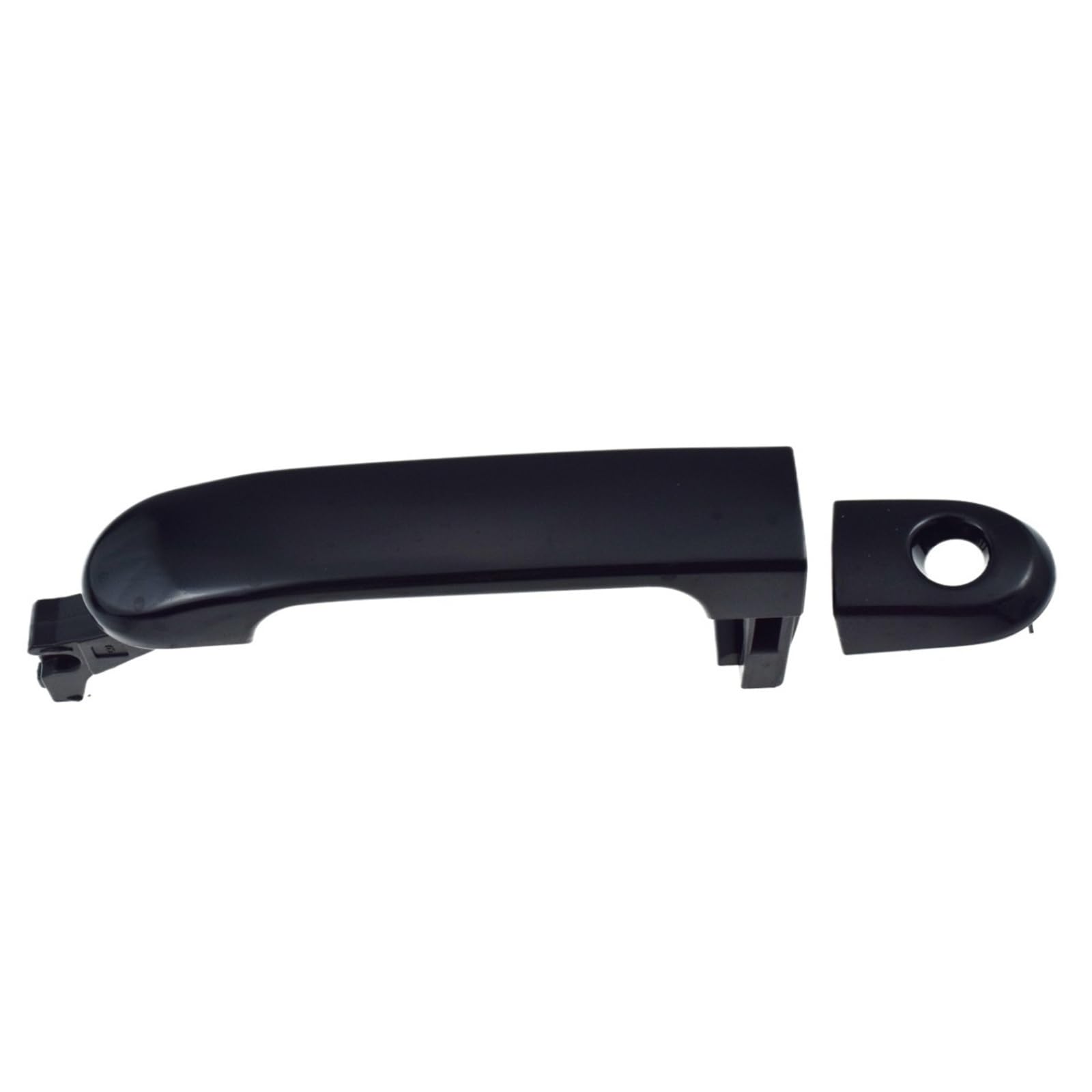 Qjahxkf Front Left Replacement Exterior Door Handles Black Front Rear Left Right Outside Car Door Handle For Nissan For Versa 1.6L 1.8L 2007-2012 For Tiida 2007-2011 Outer Handle(Front Left)