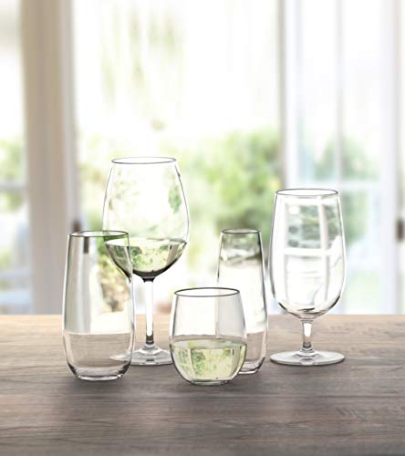 TarHong Montana Highball Glass, 18 oz., Premium Acrylic Drinkware, Set of 6 - Image 3