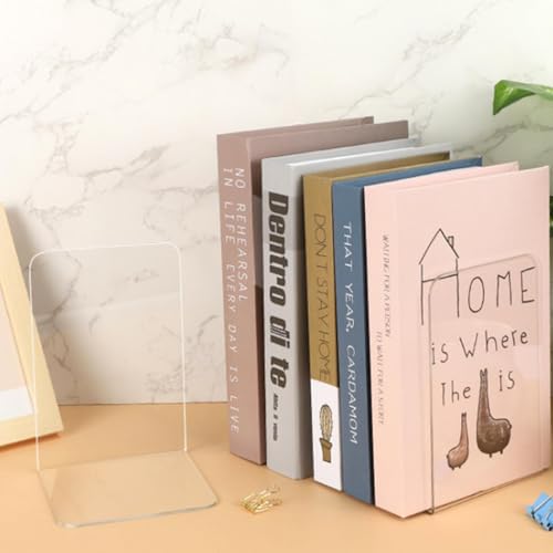 Serre-Livres Transparents en Acrylique robustes pour maintenir les livres - 3