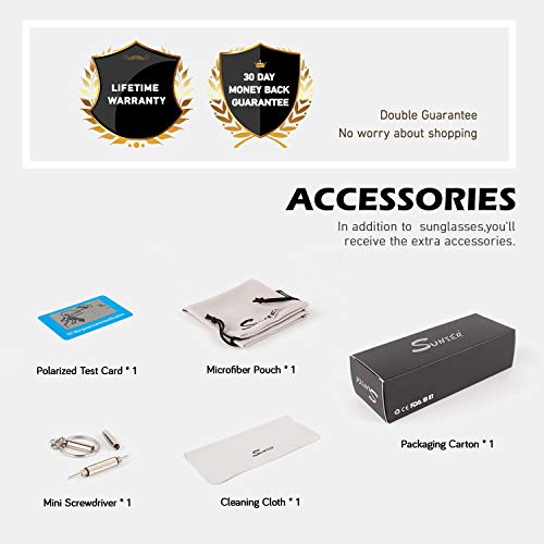Sunier Polarized Sunglasses Women Mirrored Cute Flat Uv400 Ladies Shades,Gold Metal Cat Eye Frame Pink Rose Gold Lenses #TOP6