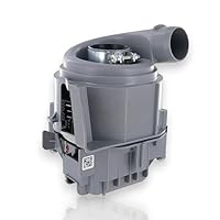 DL-pro Heizpumpe Umwälzpumpe für Bosch Siemens 12014980 1BS3610-6AA iQ100 iQ300 iQ500 iQ700 Extraklasse Serie 2 4 6 für Geschirrspüler Spülmaschine Gray