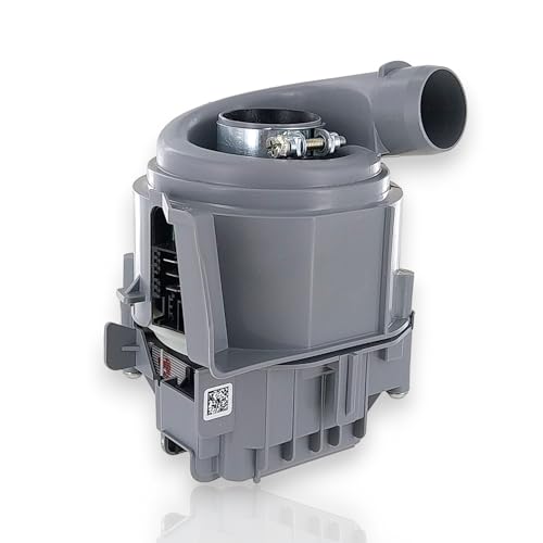 DL-pro Heizpumpe Umwälzpumpe für Bosch Siemens 12014980 1BS3610-6AA iQ100 iQ300 iQ500 iQ700 Extraklasse Serie 2 Serie 4 Serie 6 für Geschirrspüler Spülmaschine Geschirrspülmaschine Gray