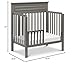 DaVinci Autumn 4-in-1 Convertible Mini Crib in Slate, Greenguard Gold Certified
