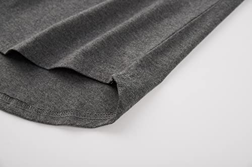 Image of KLIEGOU Men's 100% Cotton Longline T-Shirt, Pre-Shrunk Soft