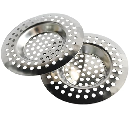 Armo Kitchen Sink Strainer Stainless Steel Drain Filter Food Catcher 3.6 cm Pack of 2