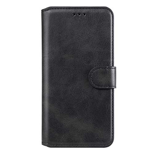 Vivo Cases for Vivo Y50 / Y30 Classic Calf Texture PU + TPU Horizontal Flip Leather Case, with Holder & Card Slots & Wallet Vivo Cases (Color : Black)