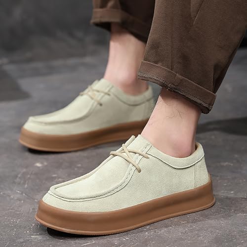 Mens Casual Shoes for Men - Men Loafers Suede Leather Comfortable Boat Shoes with Arch Support4