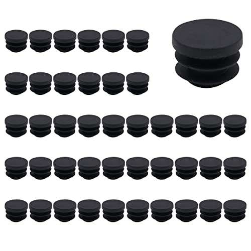 50 Stück NUZAMAS Runde Schwarze Kunststoff-Endkappen 20 mm Kunststoffstopfen, runde Rohre, Anti-Rutsch-Matte, Kunststoffkappen, Endrohreinsatz für Stühle, Schreibtische, Tische, Betten, Möbel 50 Stück NUZAMAS Runde Schwarze Kunststoff-Endkappen 20 mm Kunststoffstopfen, runde Rohre, Anti-Rutsch-Matte, Kunststoffkappen, Endrohreinsatz für Stühle, Schreibtische, Tische, Betten, Möbel