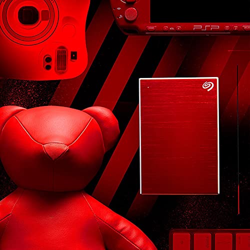 Shunxiang Externe Festplatte tragbar USB3.0 2,5 Zoll Metallplatte robust und langlebig rot 5TB – Bild 6