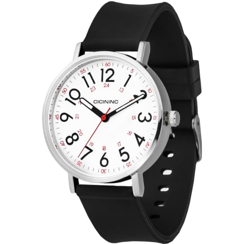 cicininc Nurse Watch with Military Time