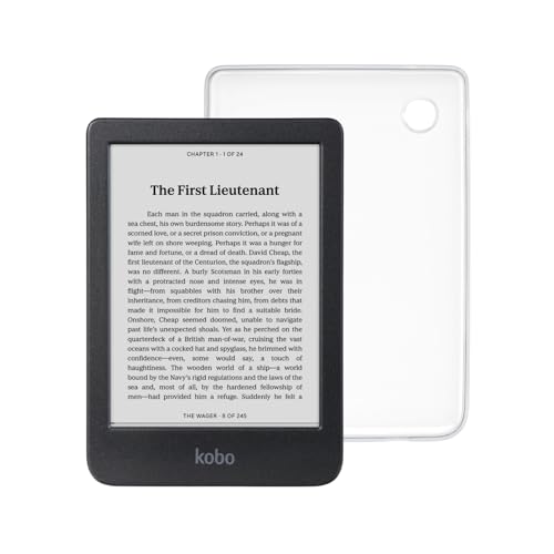 Image of Kobo Clara BW eReader with Case Bundle (Clear Case, Case Bundle)