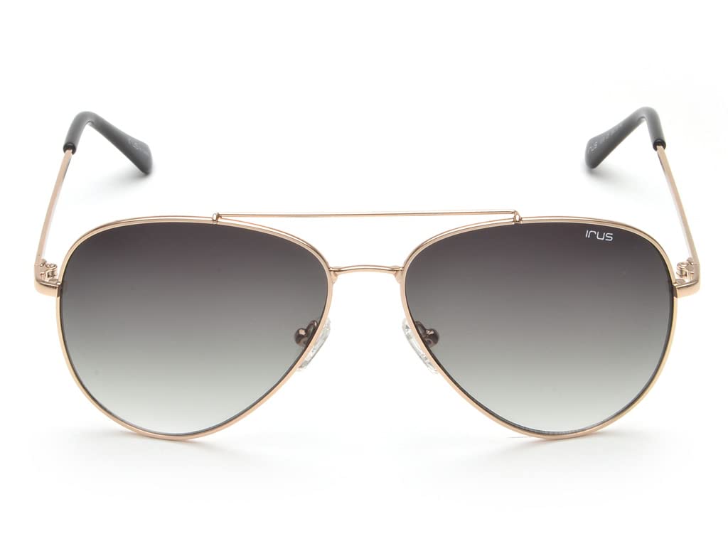 Gradient Aviator Men's Sunglasses - (IRS1019C5SG|59|Green Color Lens)-image-48