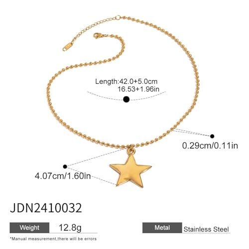 Collier étoile géométrique unisexe, le cadeau idéal prêt à offrir - 2