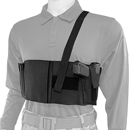 Bursport Concealed Carry Shoulder Hand Gun Holster Belly Band Pistol Holster For Any Gun Men Or Women L #TOP21