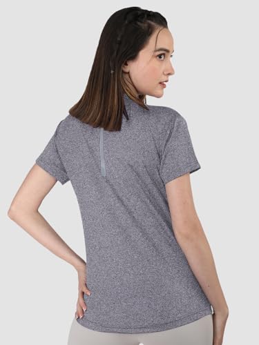 Image of CHKOKKO Gym Tshirt for Women Workout Dry Fit t Shirt Sports Tshirt Lightweight Round Neck Breathable Half Sleeve Activewear Running Yoga Tops for Woman