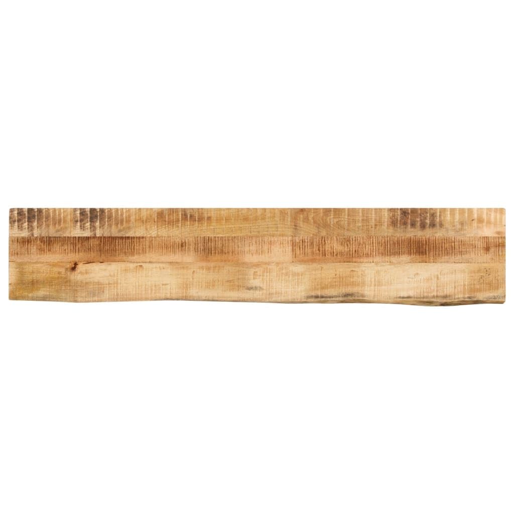 vidaXL Piano Tavolo 160x20x2,5 cm Bordi Vivi Legno di Mango Grezzo, Piano Sostituzione Tavolo, Piano per Tavolo da Pranzo, Piano d'appoggio
