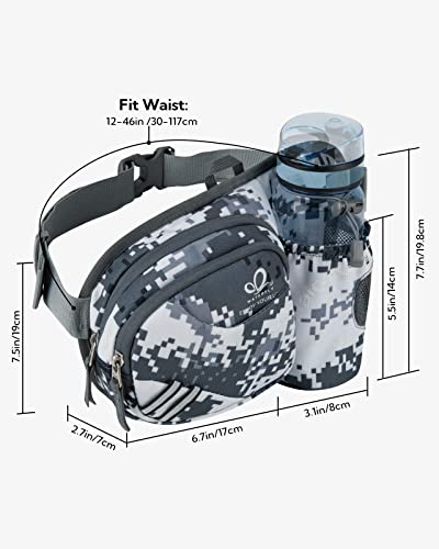 image for WATERFLY Fanny Pack Waist Bag: Waist Pack for Women Men with Water Bot