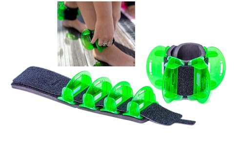 Image of Total Body Pool Weights for Water Exercise Bundle, Polycarbonate Upper Body Bells & Padded Lower Body Fins, Aqua Therapy, Pool Exercise, Water Aerobics, Color Indicate Resistance Level