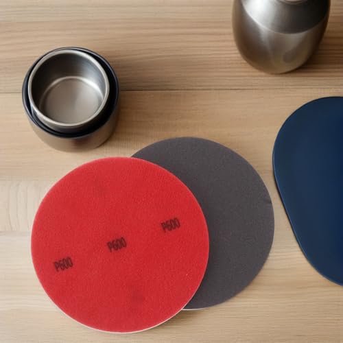 Kit de lijado para bolas de boliche: solución a rayas y suciedad con 20 almohadillas rojas 7