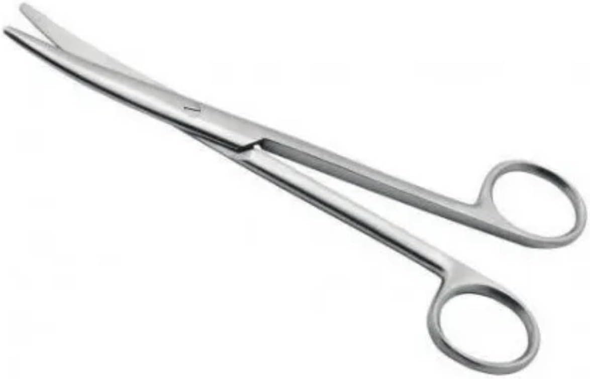 May Scissor Curved 14 Cm Teknosteel Medical Instrumental Sterilizable Stainless Steel