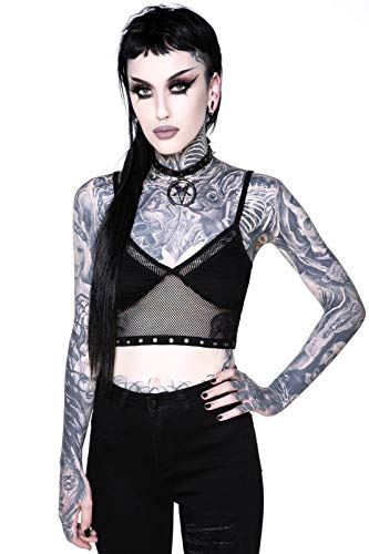 Preisvergleich Produktbild Killstar Fishnet Crop Top - Terrorizer XL